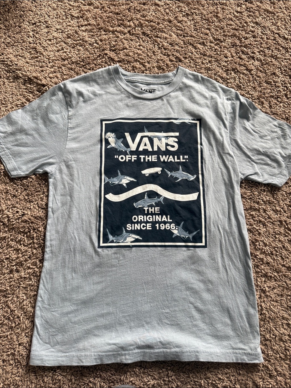 Vans boys shark shirt